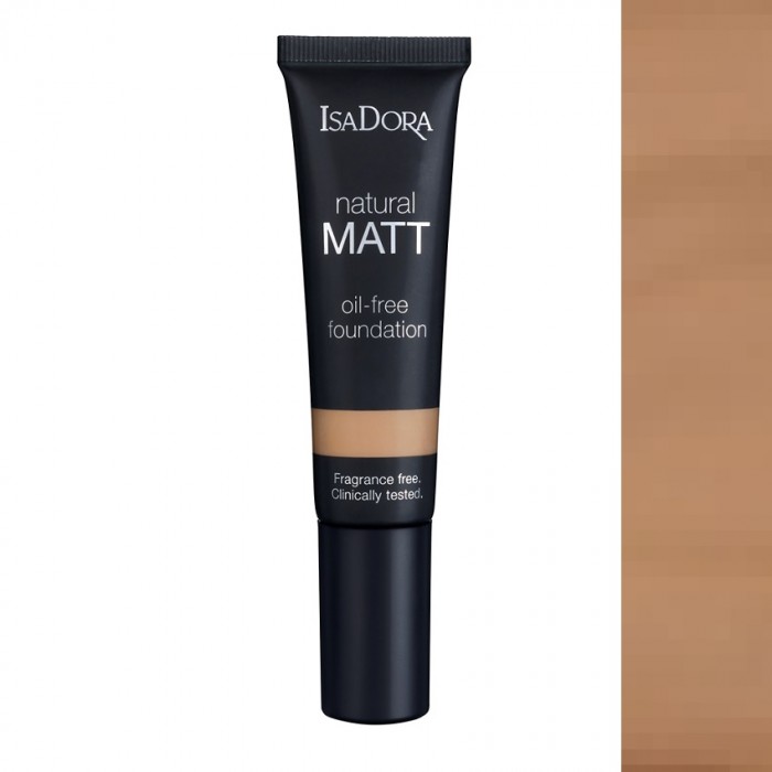 Матиращ фон дьо тен IsaDora Natural Matt 18, Matt Almond IsaDora Natural Matt Цена за Матиращ фон дьо тен 18, Matt Almond