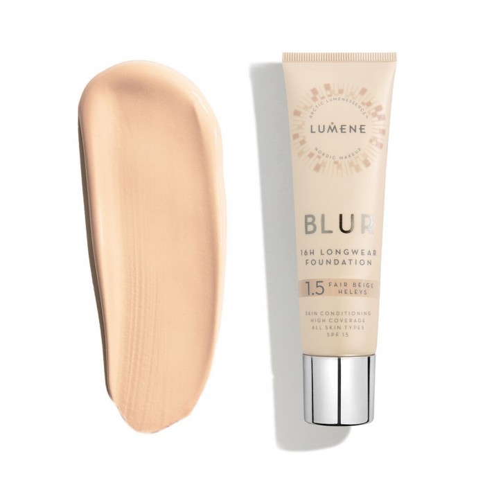 Lumene BLUR Цена за Дълготраен Фон дьо тен 1.5, Fair Beige
