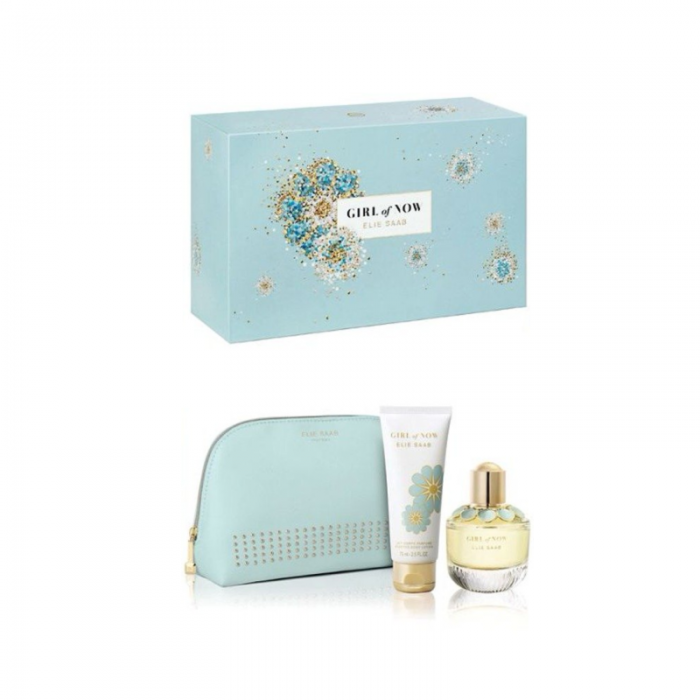 Elie Saab Girl Of Now Комплект Цена за Eau de Parfum жени 50ml + Лосион за тяло 75ml + Несесер