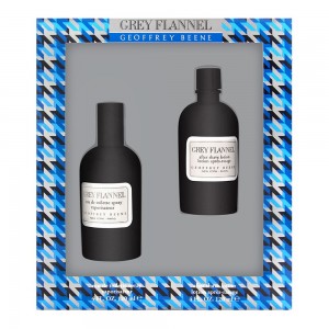 Комплект за мъже Geoffrey Beene Grey Flannel - Eau de Toilette 120 мл + Афтършейв лосион 120 мл Комплект за мъже Geoffrey Beene Grey Flannel - Eau de Toilette 120 мл + Афтършейв лосион 120 мл