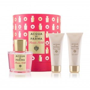 Комплект за жени Acqua di Parma Peonia Nobile - Eau de Parfum 100 мл + Крем за тяло 75 мл + Душ гел 75 мл Комплект за жени Acqua di Parma Peonia Nobile - Eau de Parfum 100 мл + Крем за тяло 75 мл + Душ гел 75 мл