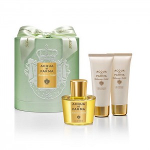 Комплект за жени Acqua di Parma Gelsomino Nobile - Eau de Parfum 100 мл + Крем за тяло 75 мл + Душ гел 75 мл Комплект за жени Acqua di Parma Gelsomino Nobile - Eau de Parfum 100 мл + Крем за тяло 75 мл + Душ гел 75 мл