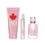 Комплект за жени DsQuared WOOD - Eau de Toilette 100 мл + 10 мл + Душ гел 150 мл DsQuared WOOD Комплект Цена за Eau de Toilette жени 100ml + 10ml + Душ гел 150ml