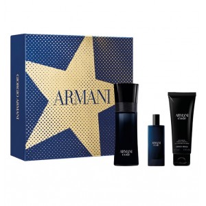 Комплект за мъже Giorgio Armani Code - Eau de Toilette 75 мл + 15 мл + Душ гел 75 мл