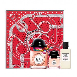 Комплект за жени HERMES Twilly d`Hermes - Eau de Parfum 50 мл + 7.5 мл + Лосион за тяло 40 мл