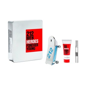 Комплект за мъже Carolina Herrera 212 Heroes - Eau de Toilette 90 мл + 10 мл + Душ гел 100 мл Комплект за мъже Carolina Herrera 212 Heroes - Eau de Toilette 90 мл + 10 мл + Душ гел 100 мл