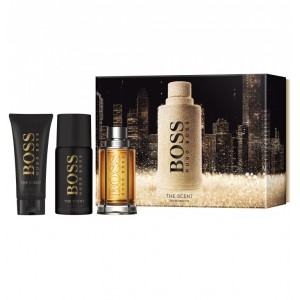Комплект за мъже Hugo Boss The Scent - Eau de Toilette 100 мл + Душ гел 100 мл + Дезодорант 150 мл