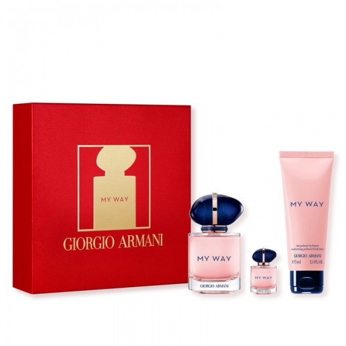 Armani My Way Комплект Цена за Eau de Parfum жени 50ml + 7ml + Лосион за тяло 75ml