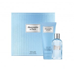 Комплект за жени Abercrombie&Fitch First Instinct Blue - Eau de Parfum 50 мл + Лосион за тяло 200 мл