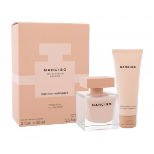 Комплект за жени Narciso Rodriguez Narciso Poudree - Eau de Parfum 90 мл + Лосион за тяло 75 мл