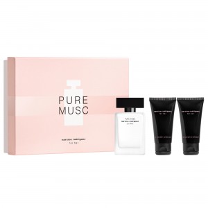 Комплект за жени Narciso Rodriguez Pure Musc for Her - Eau de Parfum 50 мл + Лосион за тяло 50 мл + Душ гел 50 мл