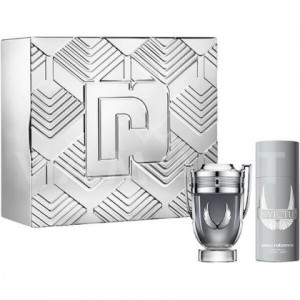 Комплект за мъже Paco Rabanne Invictus Platinum - Eau de Parfum 100 мл + Invictus Дезодорант 150 мл