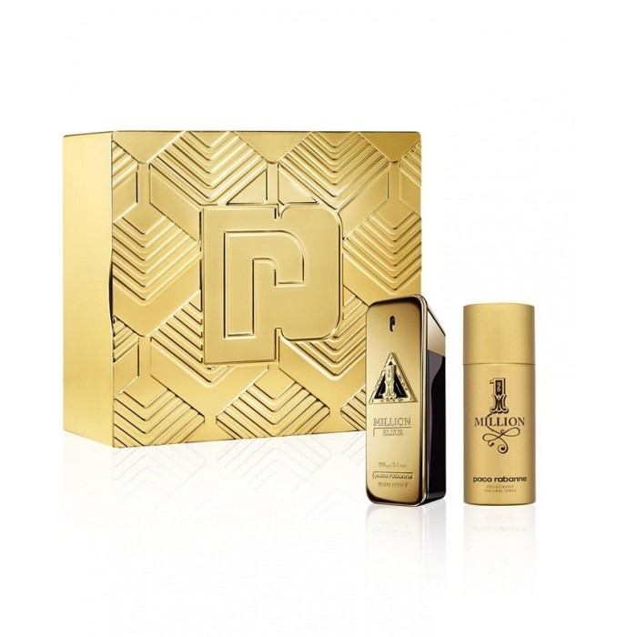 Paco Rabanne One Million Elixir Комплект Цена за Parfum мъже 100ml + Дезодорант One Million 150ml