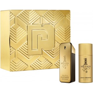 Комплект за мъже Paco Rabanne One Million - Eau de Toilette 100 мл + Дезодорант 150 мл