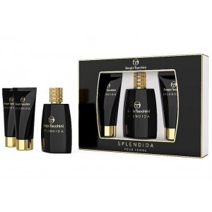 Комплект за жени Sergio Tacchini Splendida - Eau de Parfum 100 мл + Лосион за тяло 100 мл + Душ гел 100 мл Комплект за жени Sergio Tacchini Splendida - Eau de Parfum 100 мл + Лосион за тяло 100 мл + Душ гел 100 мл