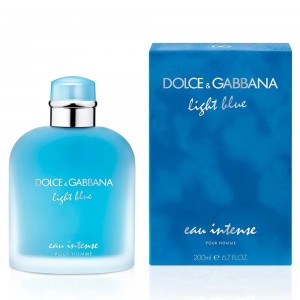 Dolce & Gabbana D&G Light Blue Eau Intense - Eau de Parfum за мъже 200 мл Dolce & Gabbana D&G Light Blue Eau Intense - Eau de Parfum за мъже 200 мл