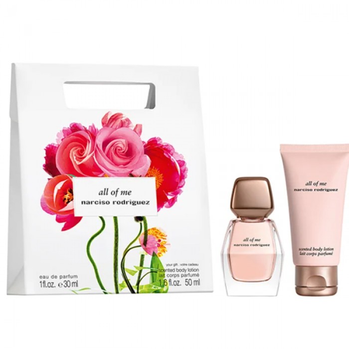 Комплект за жени Narciso Rodriguez All of Me - Eau de Parfum 30 мл + Лосион за тяло 50 мл Narciso Rodriguez All of Me Комплект Цена за Eau de Parfum жени 30ml + Лосион за тяло 50ml