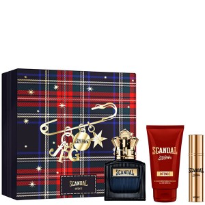 Комплект за мъже Jean-Paul Gaultier Scandal Pour Homme Intense - Eau de Parfum 100 мл + 10 мл + Душ гел 75 мл