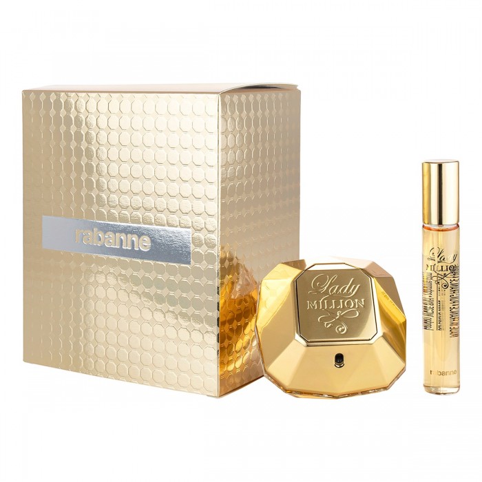 Цена за Комплект за жени Paco Rabanne Lady Million - Парфюмна вода 80 мл + Парфюмна вода 20 мл