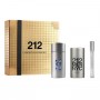 Комплект за мъже Carolina Herrera 212 Men - Тоалетна вода 100 мл + Дезодорант стик 75 мл + Мини Тоалетна вода 10 мл Цена за Комплект за мъже Carolina Herrera 212 Men - Тоалетна вода 100 мл + Дезодорант стик 75 мл + Мини Тоалетна вода 10 мл