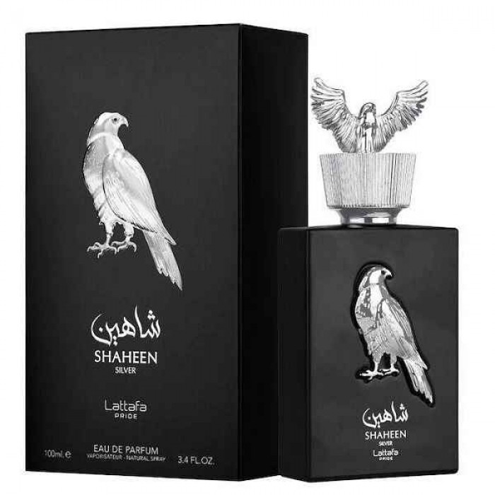 Цена за Lattafa Pride Shaheen Silver Eau de Parfum - Парфюмна вода унисекс 100 мл