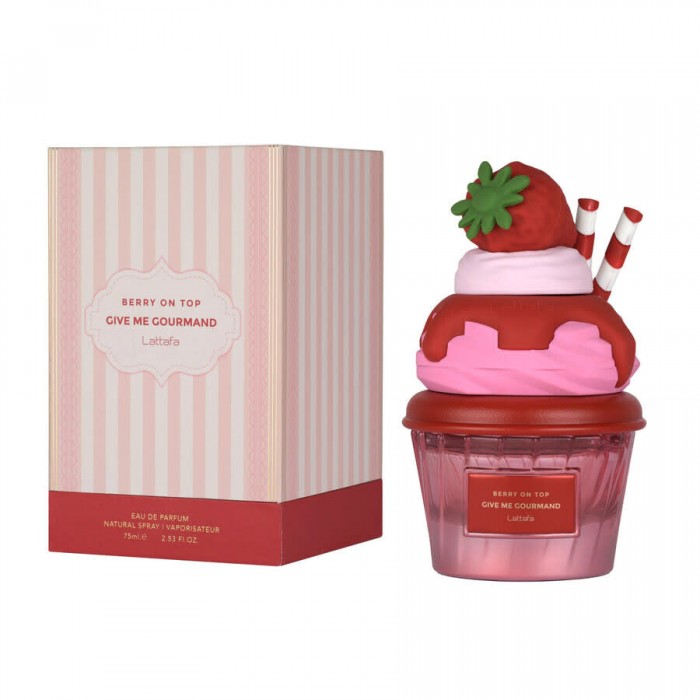 Lattafa Give Me Gourmand Berry On Top Eau de Parfum - Парфюмна вода за жени 75 мл Цена за Lattafa Give Me Gourmand Berry On Top Eau de Parfum - Парфюмна вода за жени 75 мл
