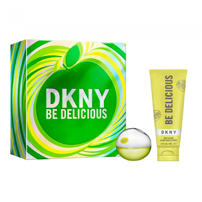 Цена за Комплект за жени DKNY Be Delicious - Парфюмна вода 30 мл + Лосион за тяло 100 мл