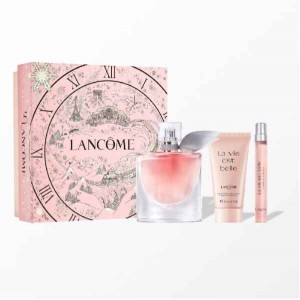 Комплект за жени Lancome La Vie Est Belle - Парфюмна вода 50 мл + Лосион за тяло 50 мл + Мини Парфюмна вода 10 мл Комплект за жени Lancome La Vie Est Belle - Парфюмна вода 50 мл + Лосион за тяло 50 мл + Мини Парфюмна вода 10 мл