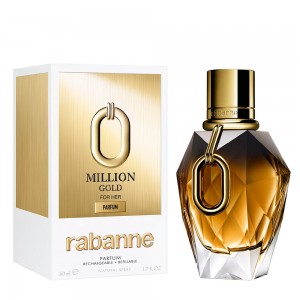 Paco Rabanne Million Gold Parfum - Парфюм за жени 50 мл Paco Rabanne Million Gold Parfum - Парфюм за жени 50 мл