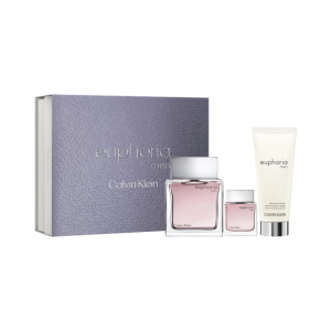 Комплект за мъже Calvin Klein Euphoria - Тоалетна вода 100 мл + Афтършейв балсам 100 мл + Мини Тоалетна вода 15 мл