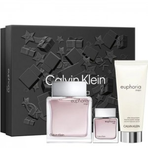 Комплект за мъже Calvin Klein Euphoria - Тоалетна вода 100 мл + Афтършейв балсам 100 мл + Мини Тоалетна вода 15 мл Комплект за мъже Calvin Klein Euphoria - Тоалетна вода 100 мл + Афтършейв балсам 100 мл + Мини Тоалетна вода 15 мл