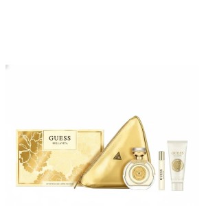 Комплект за жени Guess Bella Vita - Парфюмна вода 100 мл + Лосион за тяло 100 мл + Мини Парфюмна вода 15 мл + Чанта