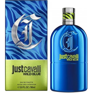 Roberto Cavalli Just Cavalli Wild Blue Eau de Toilette - Тоалетна вода за мъже 90 мл