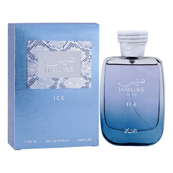 Rasasi Hawas Ice Eau de Parfum - Парфюмна вода за мъже 100 мл Цена за Rasasi Hawas Ice Eau de Parfum - Парфюмна вода за мъже 100 мл