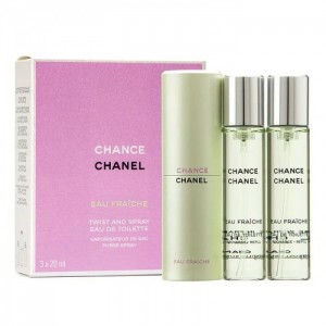 Комплект за жени Chanel Chance Eau Fraiche Trio - Тоалетна вода 20 мл + Тоалетна вода 20 мл + Тоалетна вода 20 мл