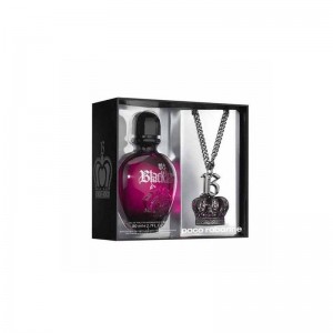 Комплект за жени Paco Rabanne Black XS - Eau de Toilette 80 мл + колие Комплект за жени Paco Rabanne Black XS - Eau de Toilette 80 мл + колие