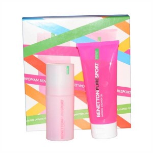 Benetton Pure Sport комплект Eau de Toilette + Душ гел за жени + SG 100 мл + 200 мл
